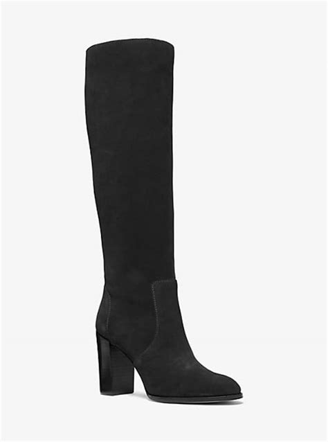 michael kors luella suede boots|michael kors adjustable buckle boots.